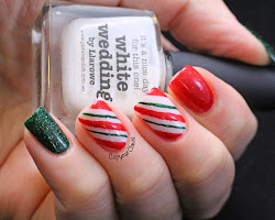 cane candy nail nails polish christmas canes copycat designs claws toe hand
