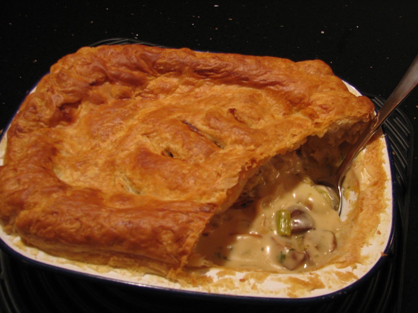 Simply Veggie Leek and Mushroom Pie