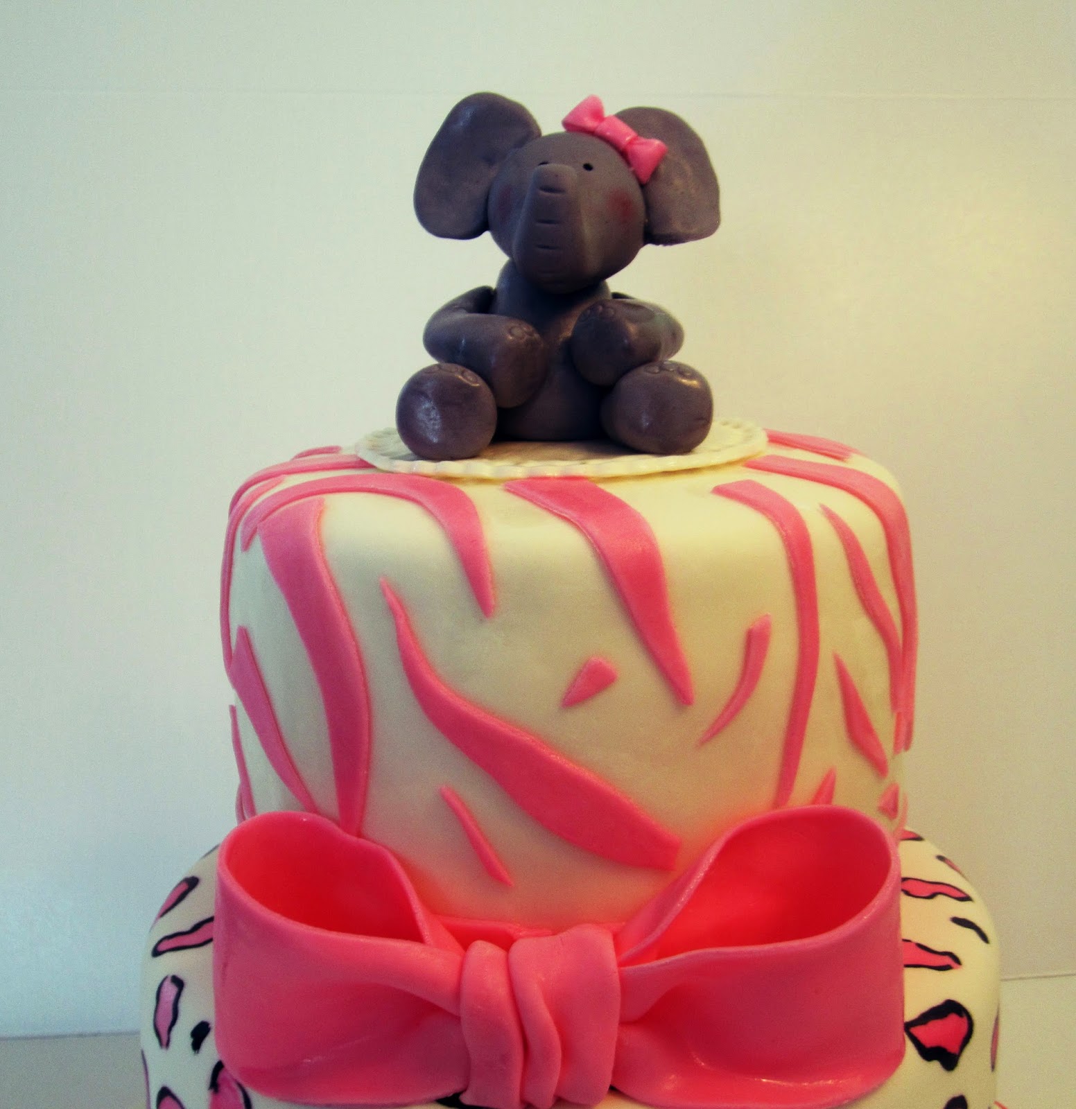 Cakes...Or Something Like That: Animal Print Baby Shower Cake
