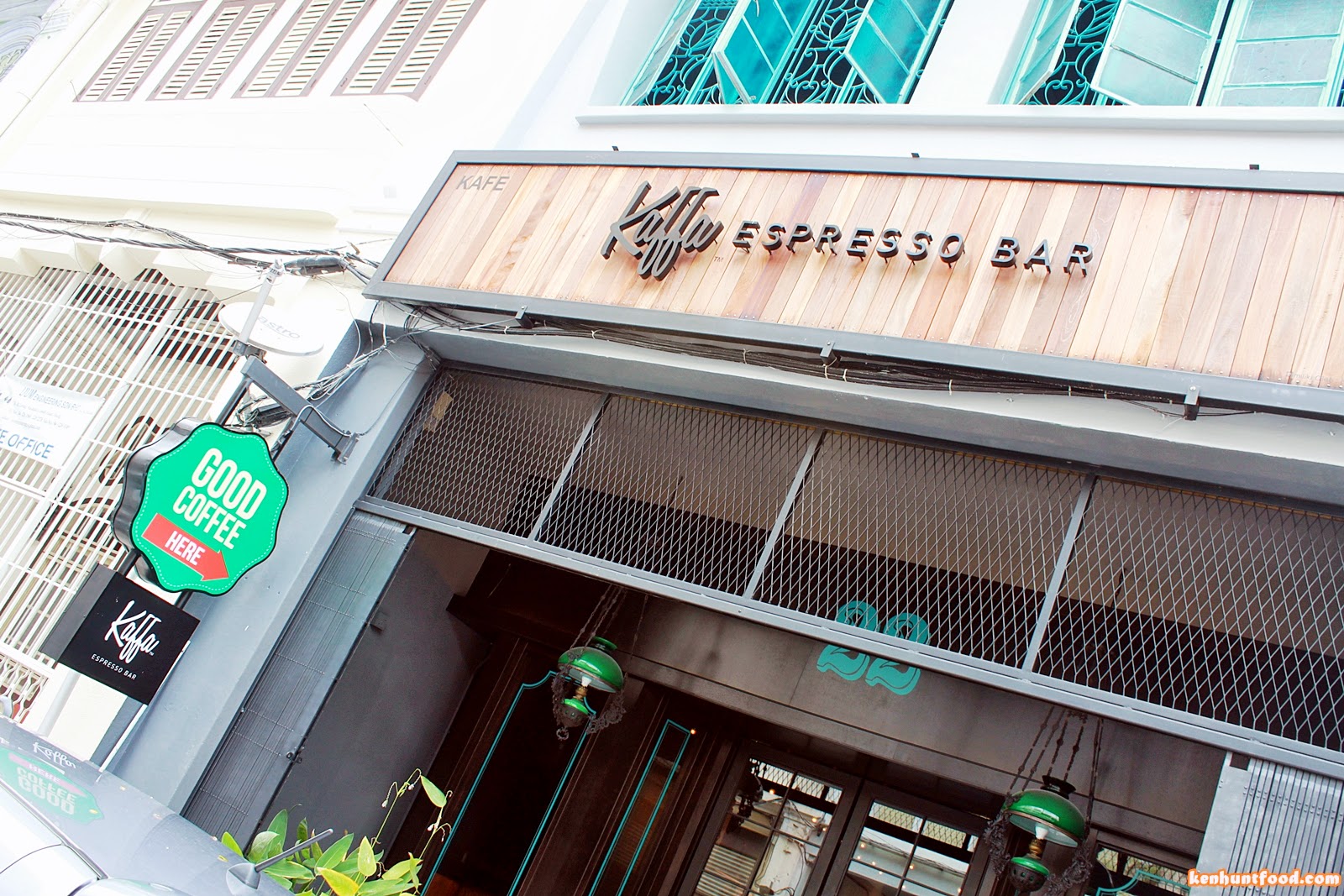 KEN HUNTS FOOD Kaffa Espresso Bar Green Hall, Penang.