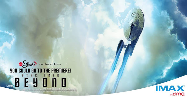 STAR TREK BEYOND Trip to Comic-Con Sweepstakes AMC Theatres is giving away a Star Trek fan's fantasy vacation to attend the IMAX premiere of Star Trek Beyond in San Diego, California worth almost $5000!