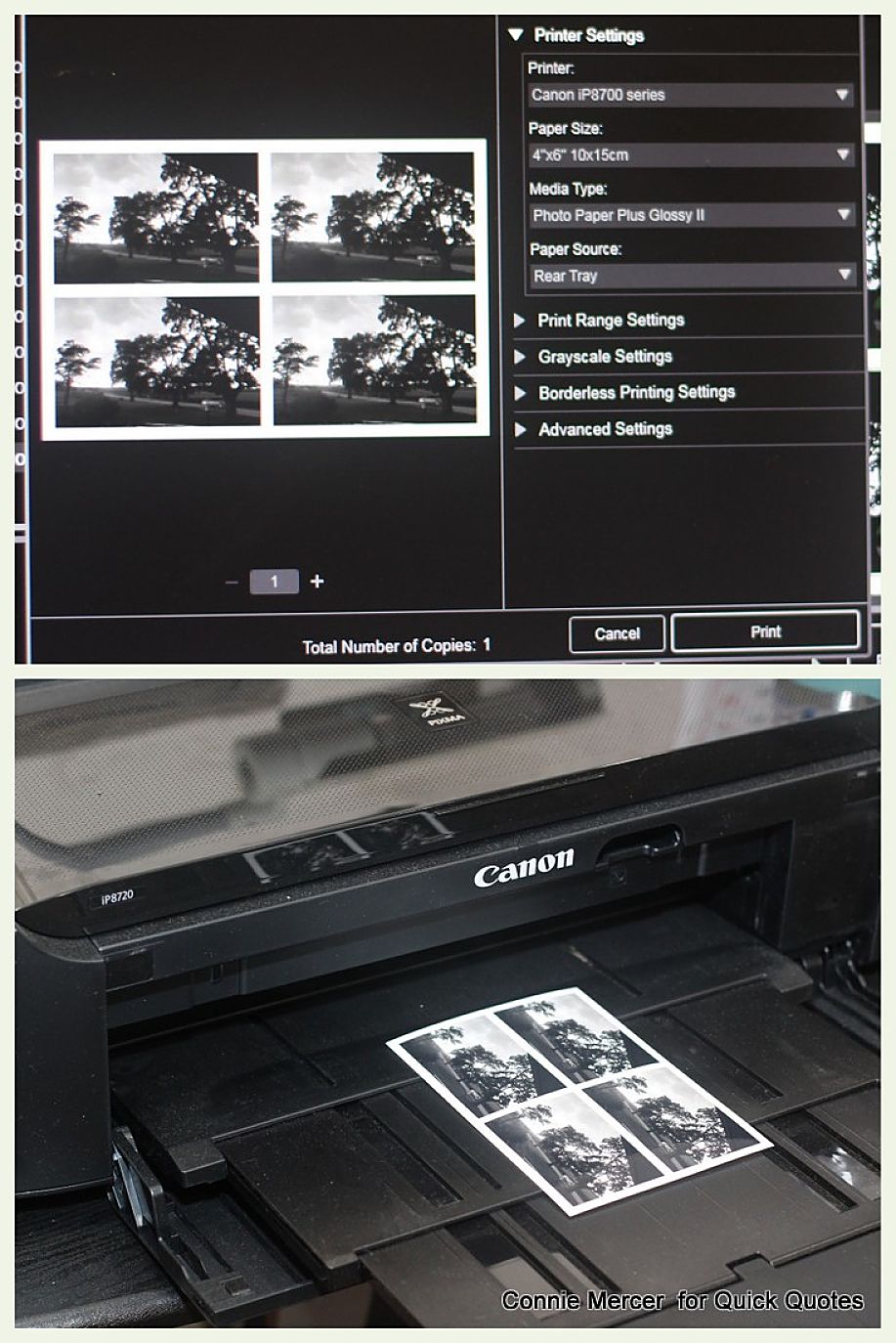Setting Up Canon Ip8720