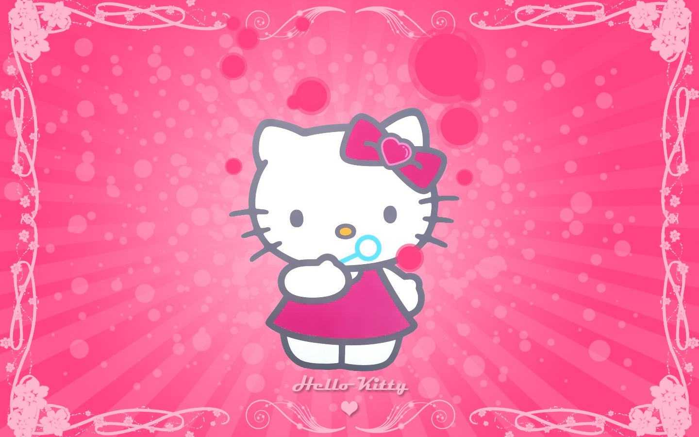 Hello Kitty Cartoon Wallpaper