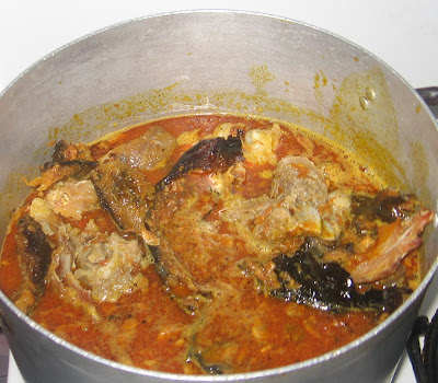 Cooking banga afang soup with step by step pictures 09