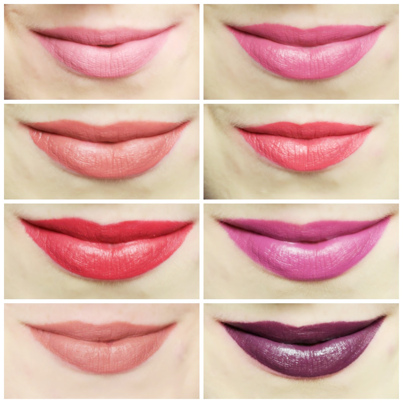 GOSH Liquid Matte Lips swatches an image of GOSH Liquid Matte Lips swatches