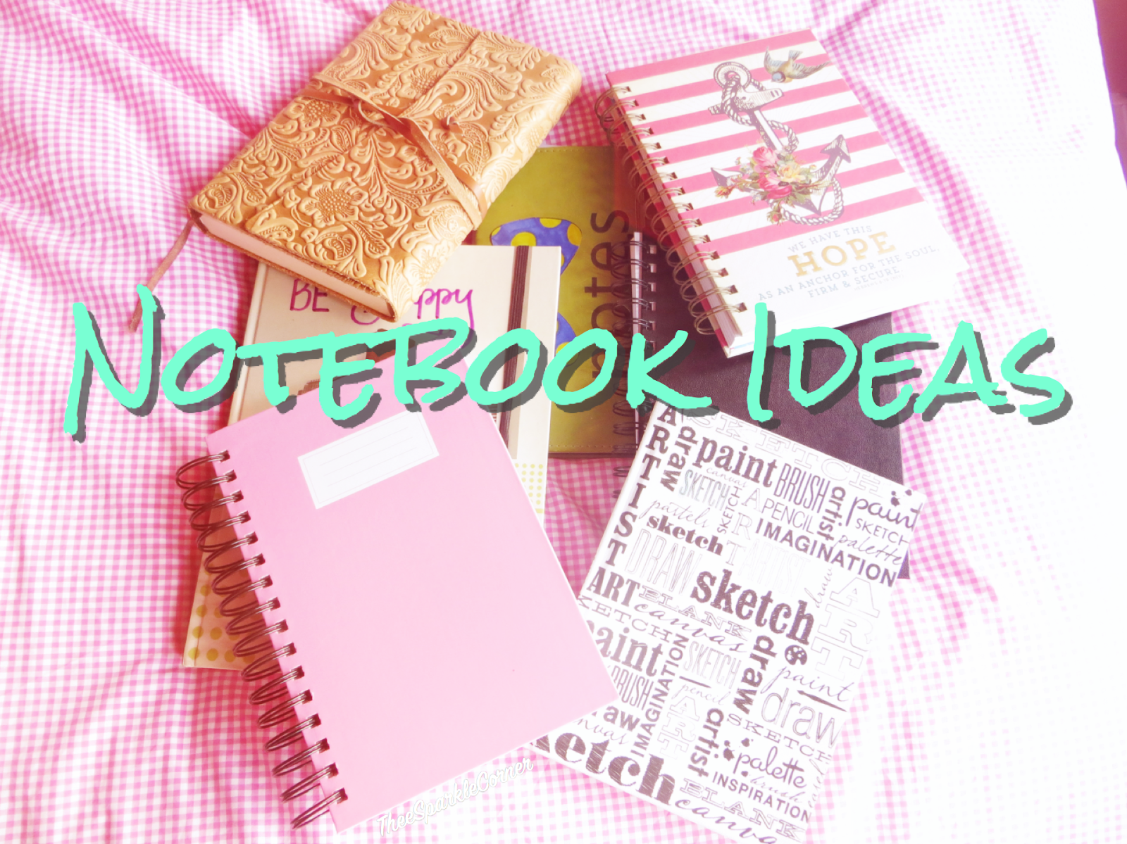 Things to do with empty notebooks theesparklecorner xoxo c