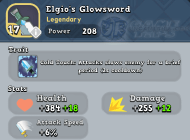 World of Legends Elgio's Glowsword