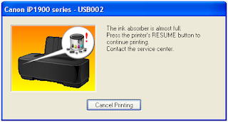 memasang Pembuangan Printer Canon