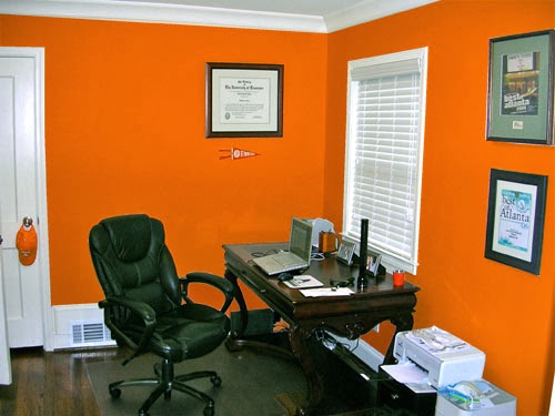 Oficinas color naranja - Colores en Casa