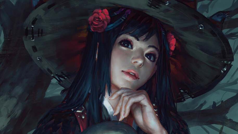 Witch, Fantasy, Art, 4K, #6.770