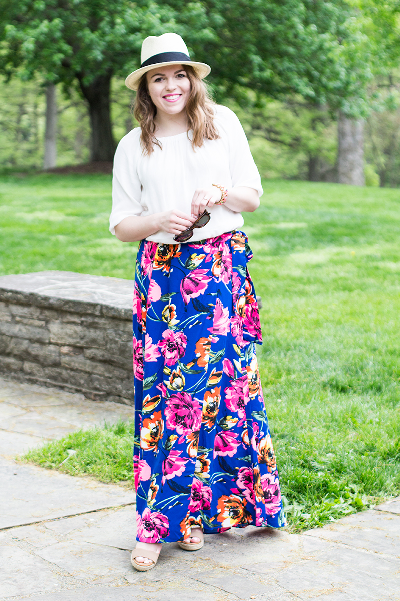 Floral Wrap Skirt - Tay Meets World