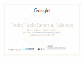 Certificado Garage Digital Pedro Pablo Retamal