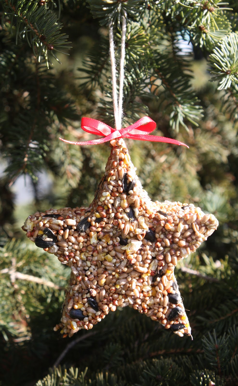 Thimbles, Bobbins, Paper and Ink Bird seed ornaments