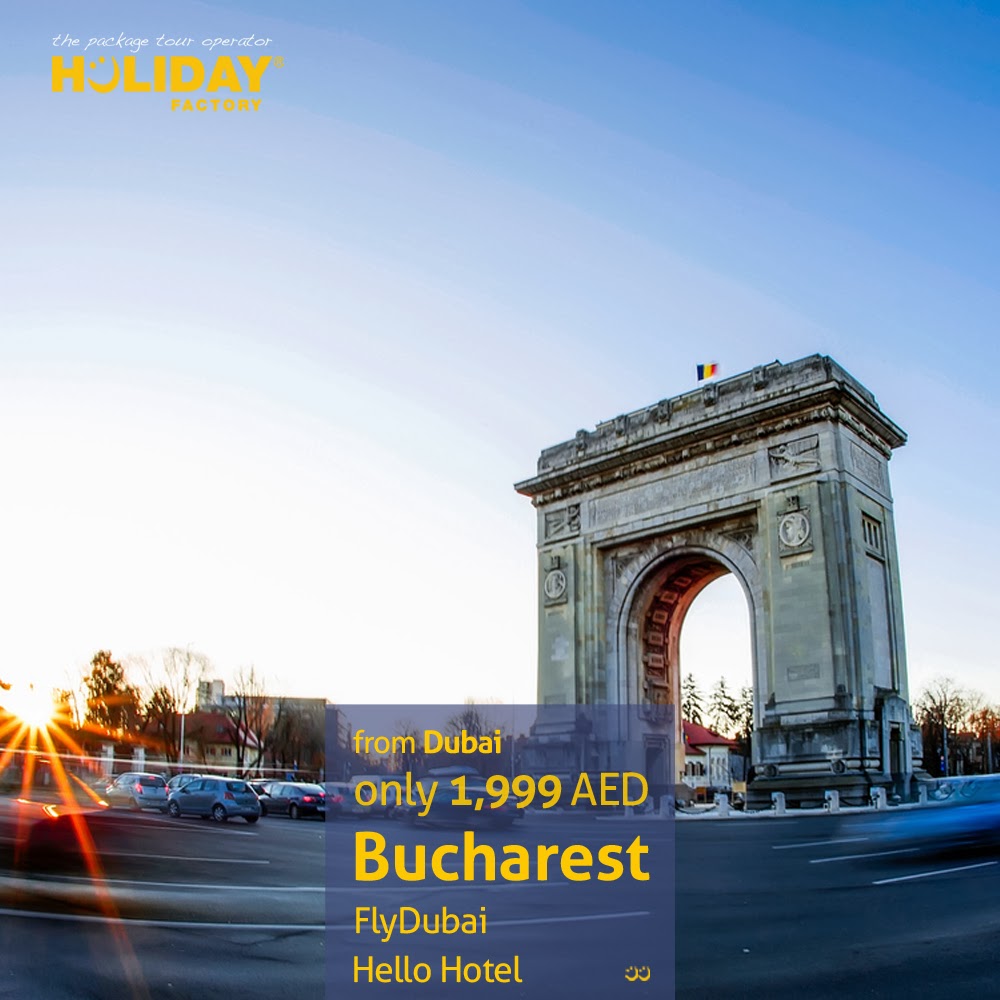 Holiday Factory: Travel to Bucharest from Dubai