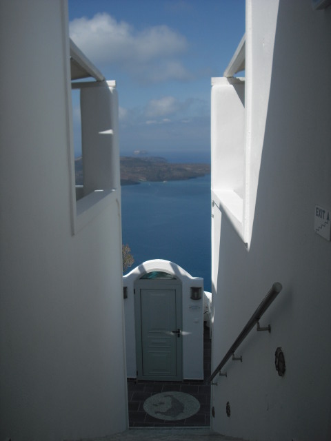 Agali Houses Santorin, Eingang zur Sunset Suite Agali Houses Santorin, Eingang zur Sunset Suite