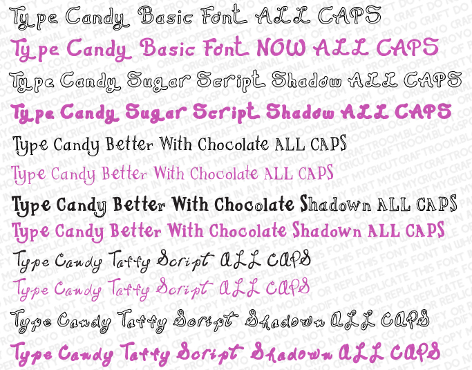 My Cricut Craft Room New Cricut Font Guide and Design Team Call..