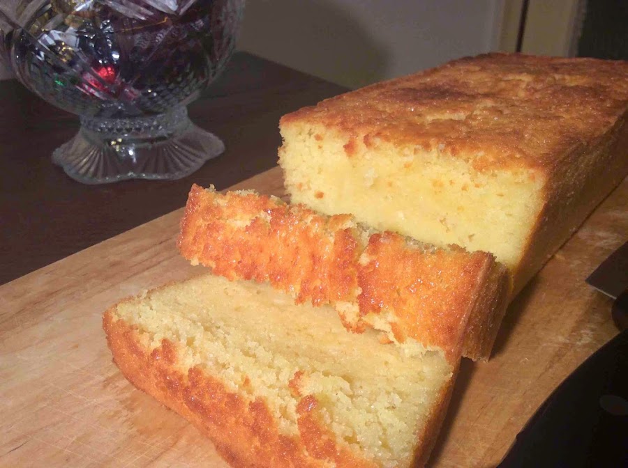 Sugerencia de presentación del Bizcocho de Yogur de Coco