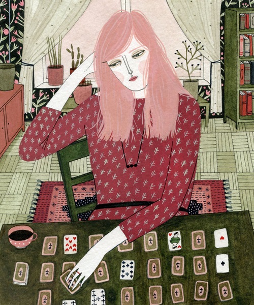 "Solitaire" por Yelena Bryksenkova "Solitaire" por Yelena Bryksenkova