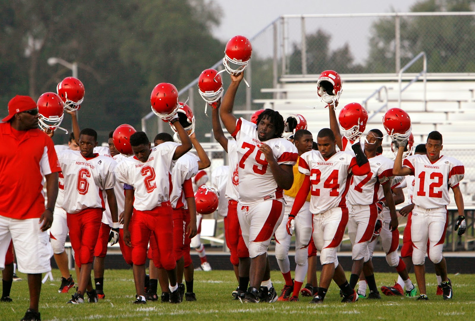 Mark Kodiak Ukena: North Chicago High School's Red vs White Inter-Squad