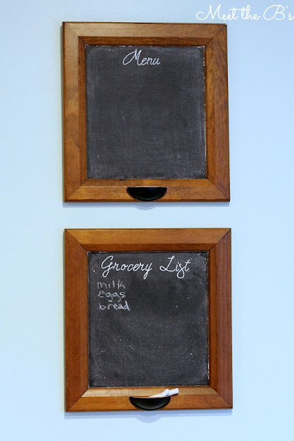 Trash to Treasure: Cabinet doors to chalkboards