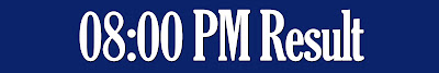 Today Result 08:00 PM Today Result 08:00 PM