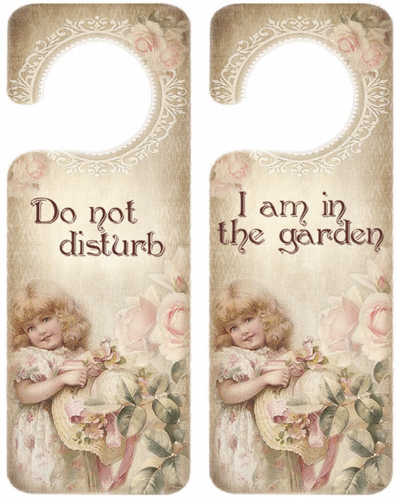 Retro Free Printable Door Hangers. - Oh My Baby!