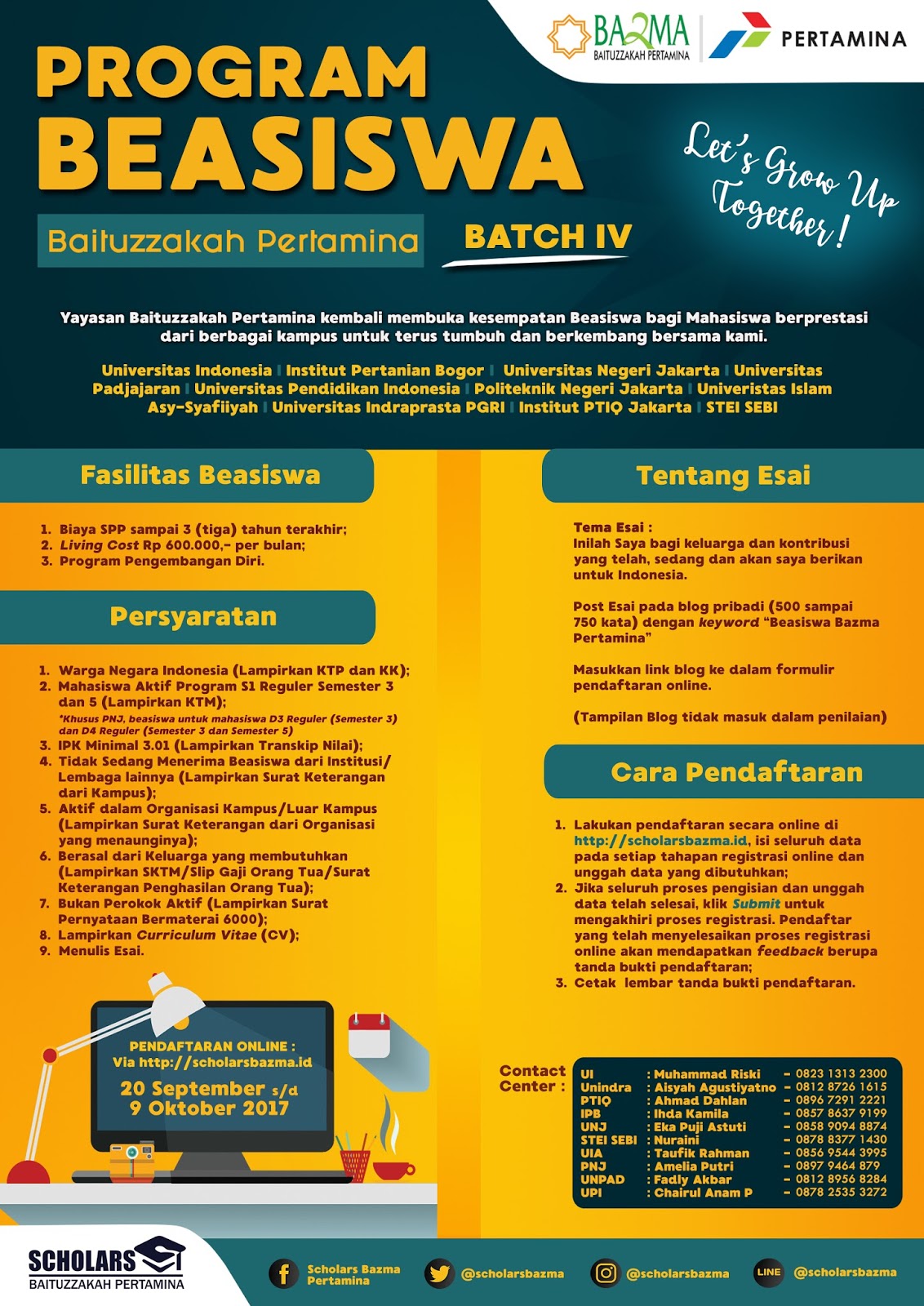 Essay beasiswa bazma pertamina 2019 04 image