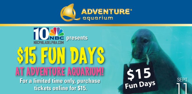 Mommy's Coupon Fairy: $15 Adventure Aquarium tickets - Aquarium+fun+Days