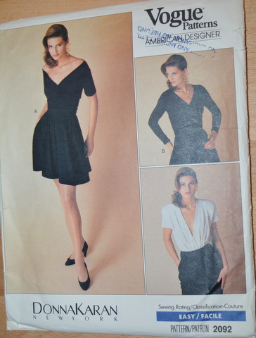 Donna Karan Fashion Page Paper Print Designer Collections