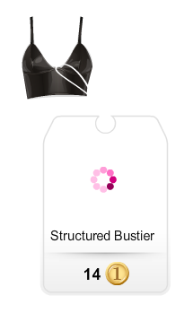 stardoll fallen angel structured bustier stardoll fallen angel black top