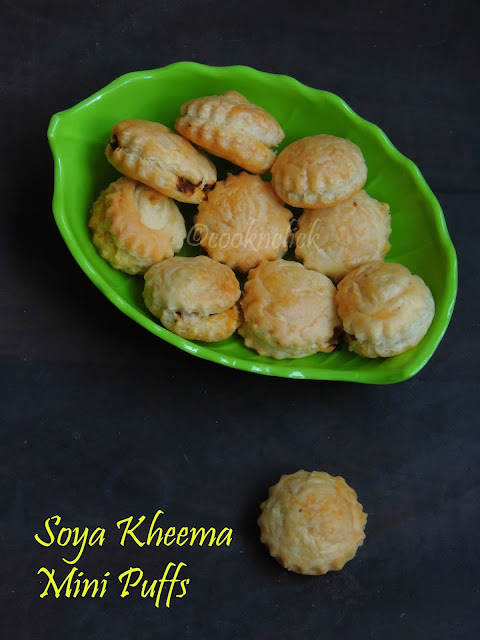 Mini puffs with Soya Kheema