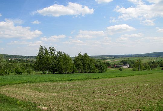 Wiejski pejzaż.