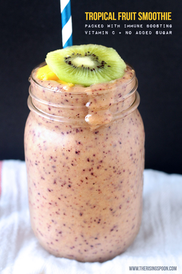 Tropical Fruit Smoothie {Packed with Vitamin C}