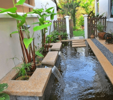 Kolam Ikan Minimalis Terbaik Untuk Ikan Hias Kamu Hewan Air Info