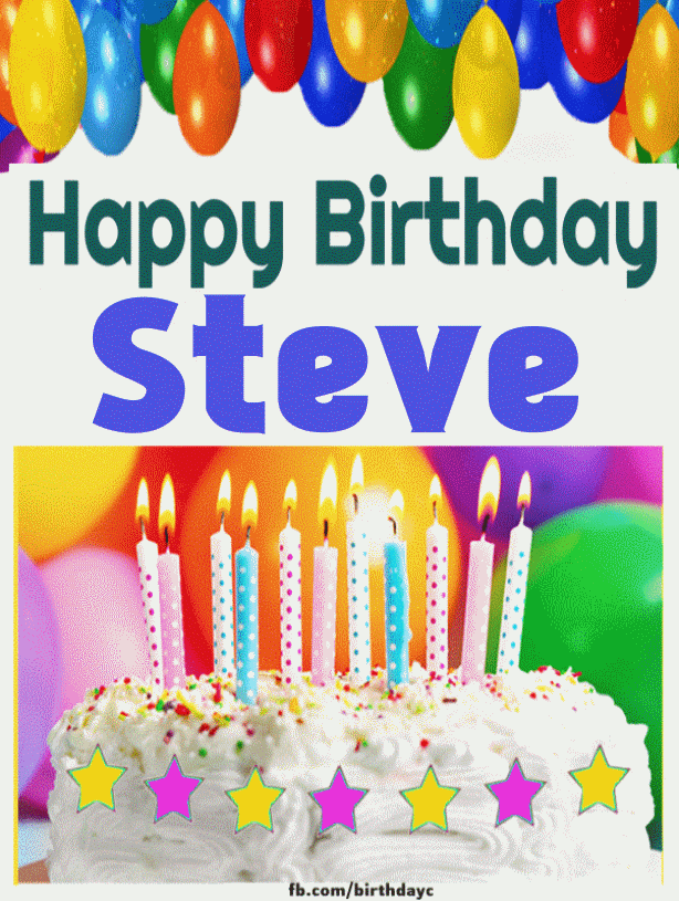 Happy Birthday Steve image gif