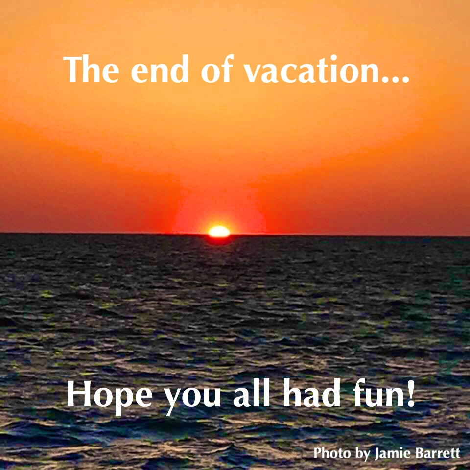 Music With Mr. Barrett The End Of Vacation...