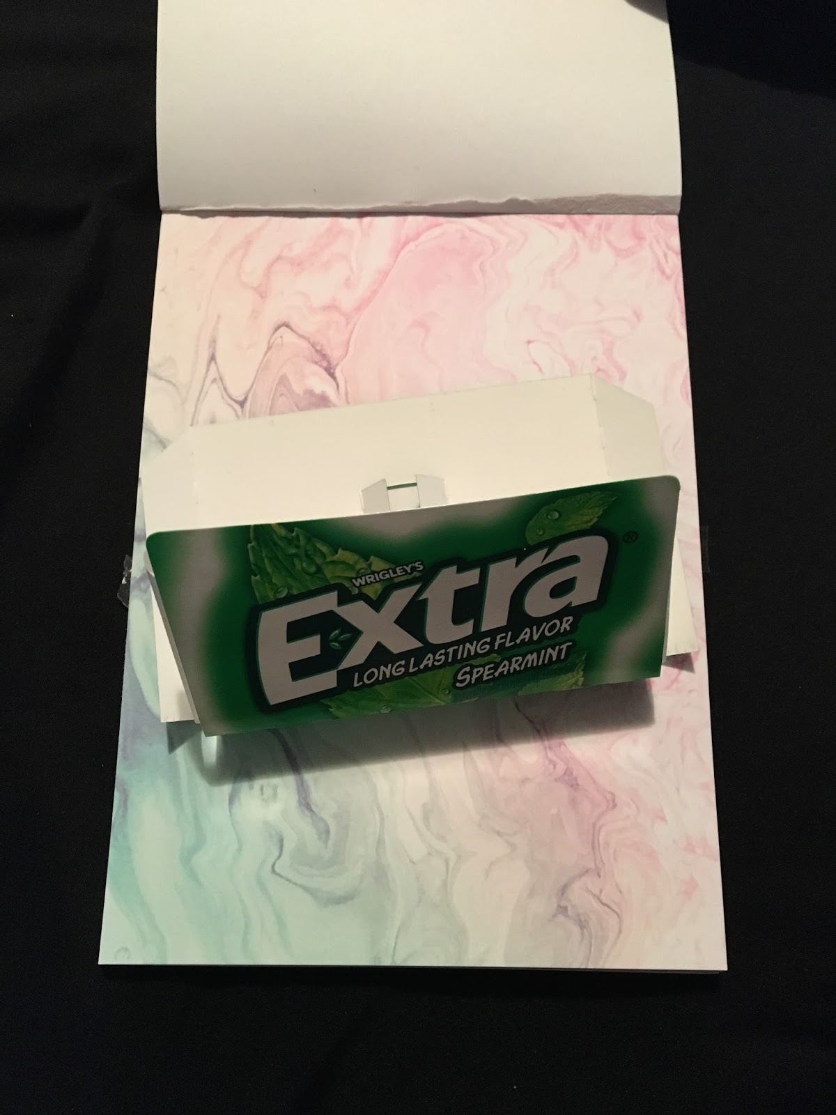 Craft Trials Up cycling an old gum container