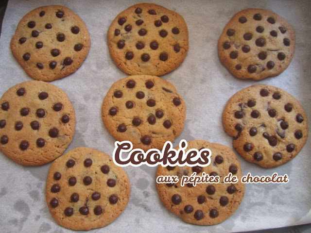 Cookies aux pépites de chocolat