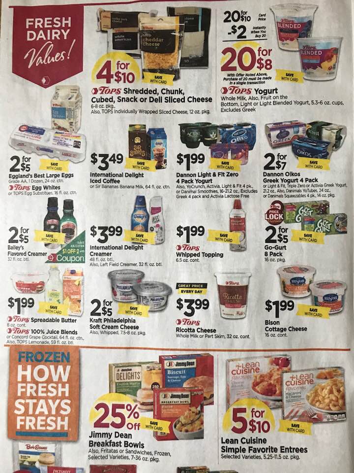 tops markets ad scan and coupon matchups 4 8 thru 4 14 deals and tops supermarket flyer