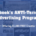 Facebook Offering You $1.000 to Run Advertisement Against Terrorism