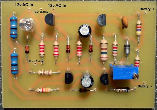 Electronics Projects: Battery Charger for 12v SLA Project circuit diagram 12v car battery charger 