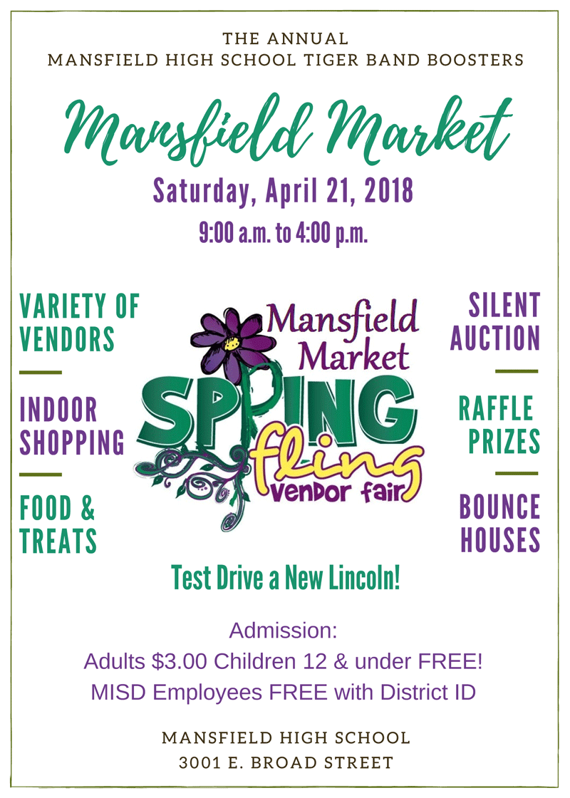 DFWCraftShows Mansfield Market Spring Fling And Vendor Fair