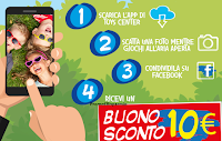 Toys Center ti regala un buono sconto da 10 euro Logo Toys Center ti regala un buono sconto da 10 euro