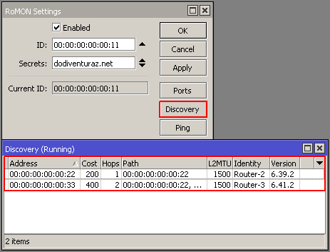 Tutorial Konfigurasi RoMON di Router Mikrotik Tutorial Konfigurasi RoMON di Router Mikrotik