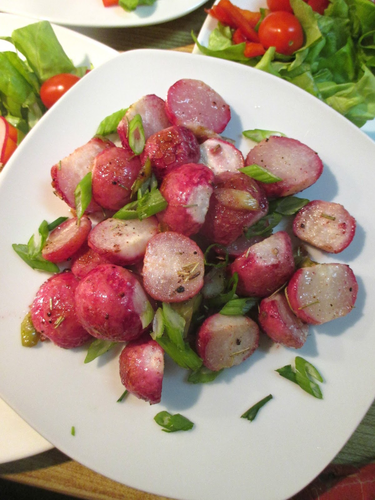 Just my Stuff Rad Roasted Radishes