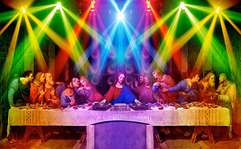 Last supper orgy