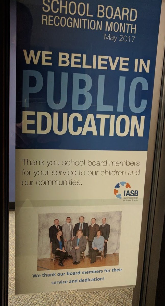 GladbrookReinbeck Superintendent's Blog Recognizing Our School Board