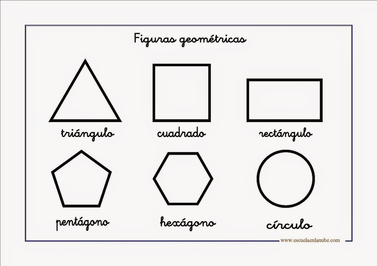 Figuras Geometricas Aprendiendo Con Los NiÑos
