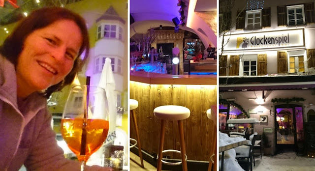 Abendspaziergang in Kitzbühel - Drink im Glockenspiel Abendspaziergang in Kitzbühel - Drink im Glockenspiel
