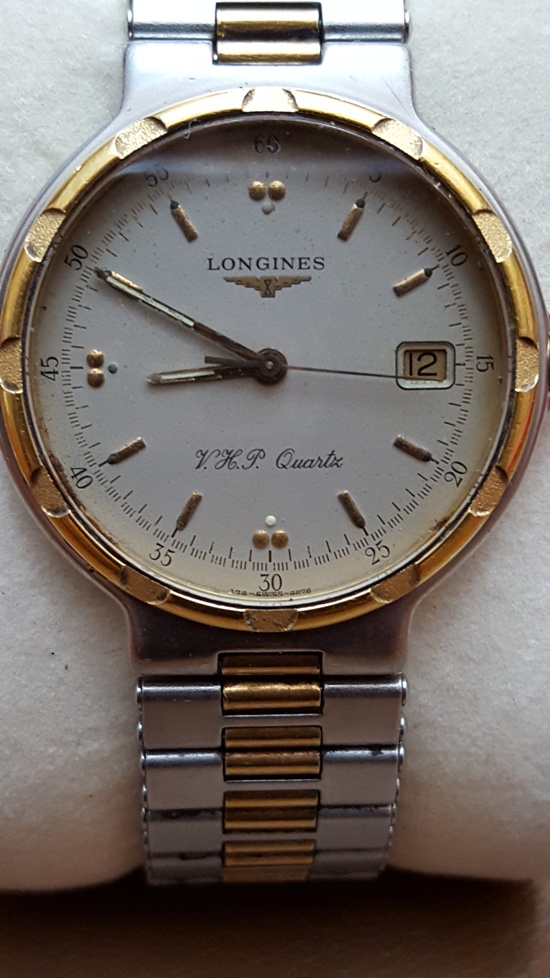 Jam Waktu Vintage Watches: LN03. Longines Conquest VHP Quartz. Model L1 ...